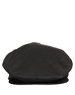Dolce & Gabbana Herren Schwarze Baumwolle Stretch Newsboy Mütze Capello Hut