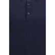 Premiata Blaues Baumwoll-Polohemd