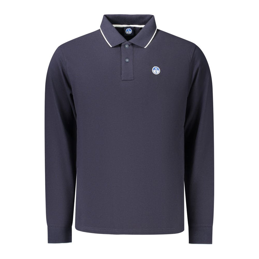 North Sails Blaues Baumwoll-Poloshirt für Herren