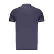 Marina Militare Blaues Baumwoll-Poloshirt für Herren