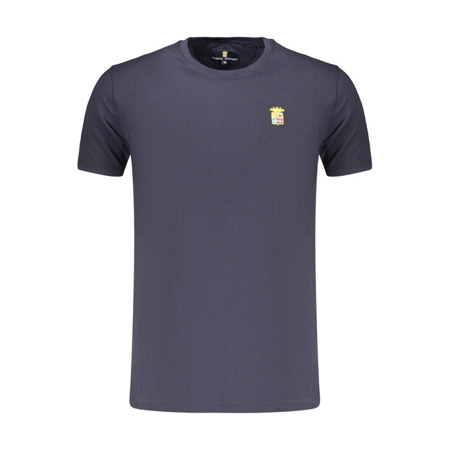 Marina Militare Blaues Baumwoll-T-Shirt für Herren