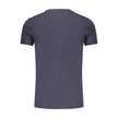 Marina Militare Blaues Baumwoll-T-Shirt für Herren
