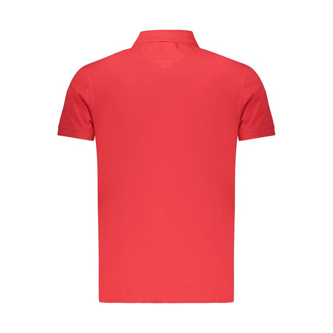 Marina Militare Rosso Baumwoll-Poloshirt für Herren