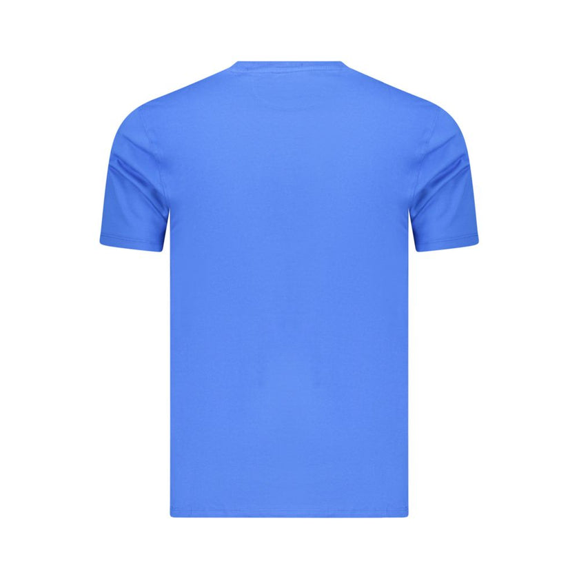 Marina Militare Blaues Baumwoll-T-Shirt für Herren