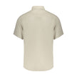 North Sails Beige Leinen Kurzarmhemd