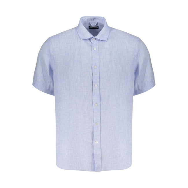 North Sails Azzurro Leinenhemd für Herren