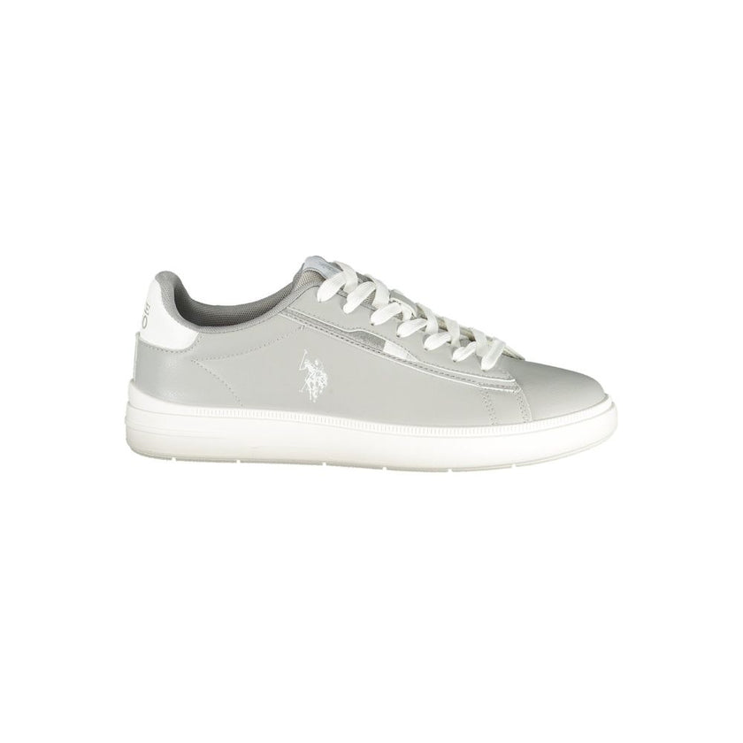 U.S. POLO ASSN. Grauer Herren-Sneaker aus Polyester