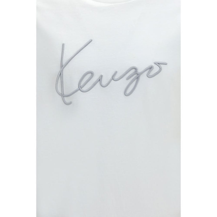 Kenzo Weißes Baumwoll-T-Shirt