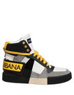 Dolce & Gabbana Multicolor Leder High Top Sneakers Schuhe
