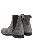 Dolce & Gabbana Graue Chelsea Boots aus Wildleder