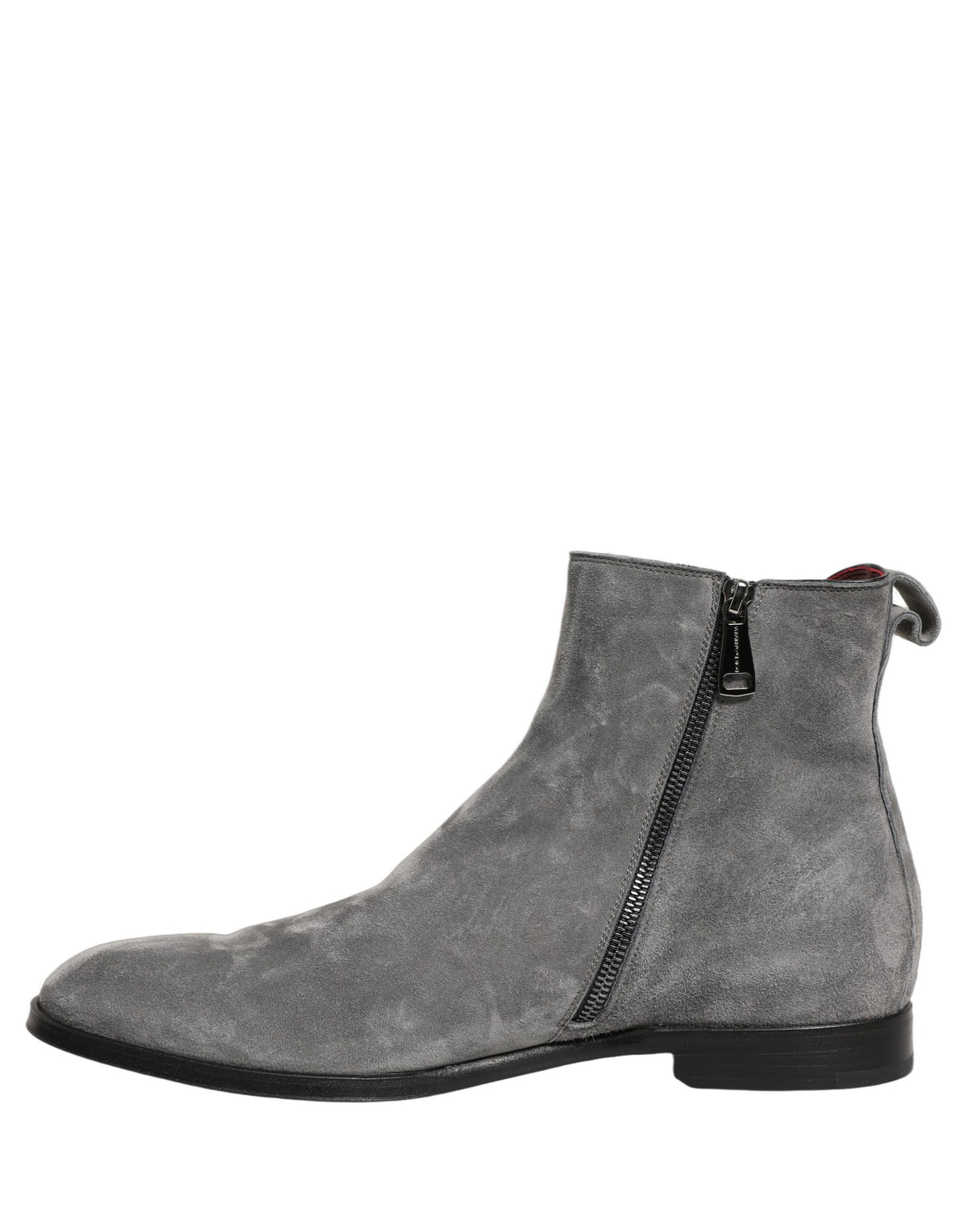 Dolce & Gabbana Grey Suede Chelsea Boots