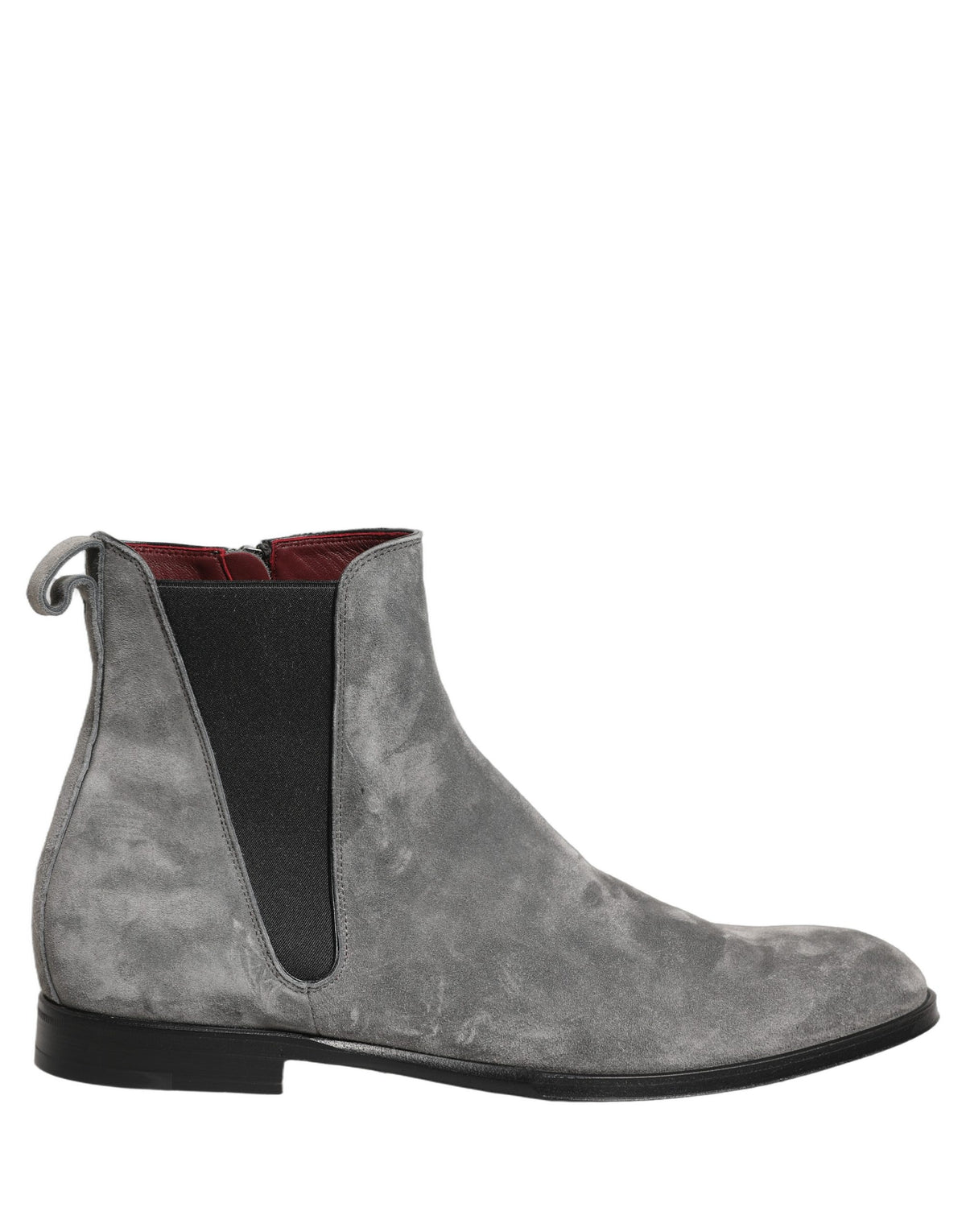 Dolce & Gabbana Grey Suede Chelsea Boots