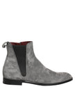 Dolce & Gabbana Graue Chelsea Boots aus Wildleder