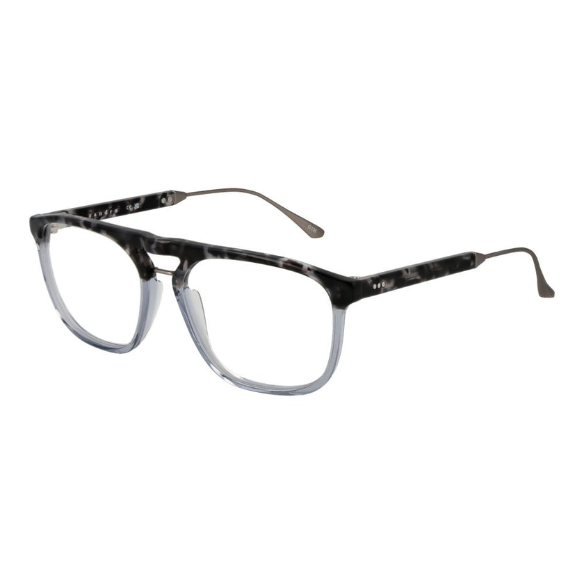 Sandro Grau-Transparente Brillengestelle aus Acetat und Metall