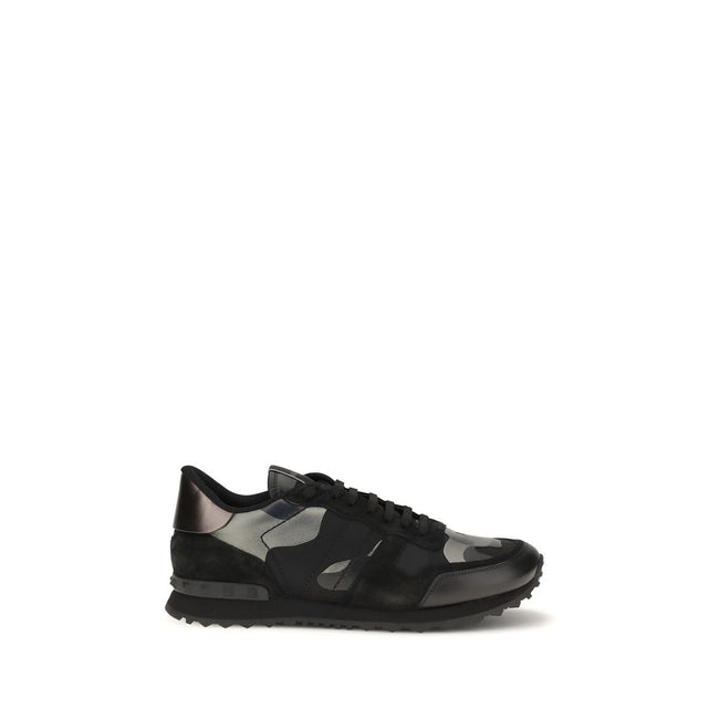 Valentino Garavani Schwarze Polyamid-Sneaker für Sport