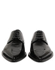 Dolce & Gabbana Schwarze Leder Herren Derby Business-Schuhe