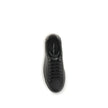 Dolce & Gabbana Schwarze Bos Taurus Kalbsleder Low-Top-Sneaker