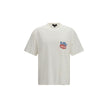 Represent Weißes Baumwoll-T-Shirt