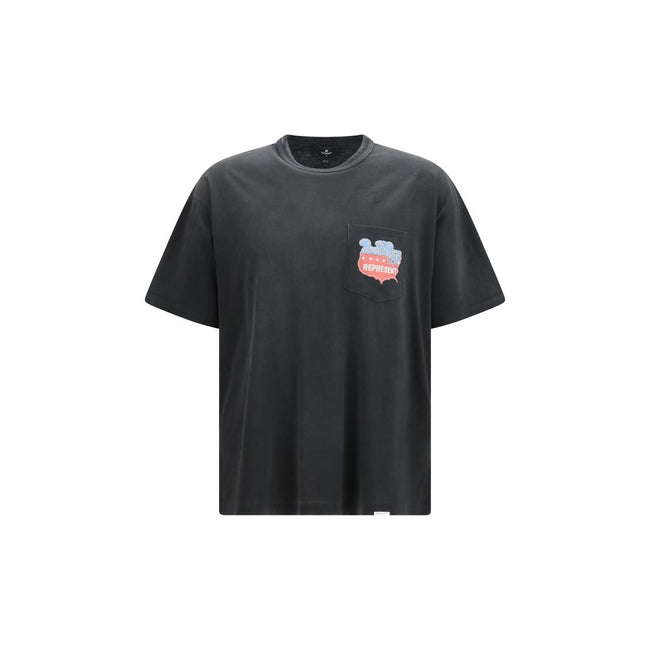 Graues Baumwoll-T-Shirt darstellen