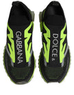 Dolce & Gabbana Schwarze und grüne Sorrento Low-Top-Sneaker