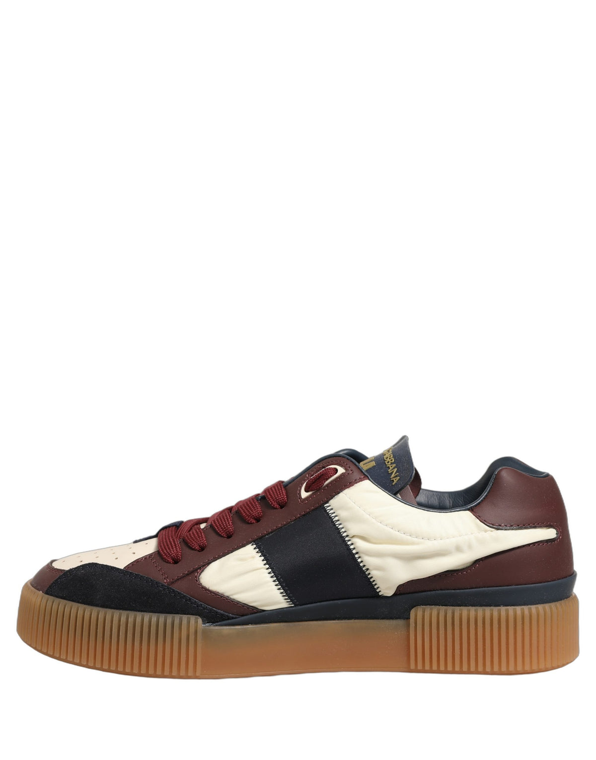 Dolce & Gabbana Men's Multicolor Leather MIAMI Low-Top Sneakers