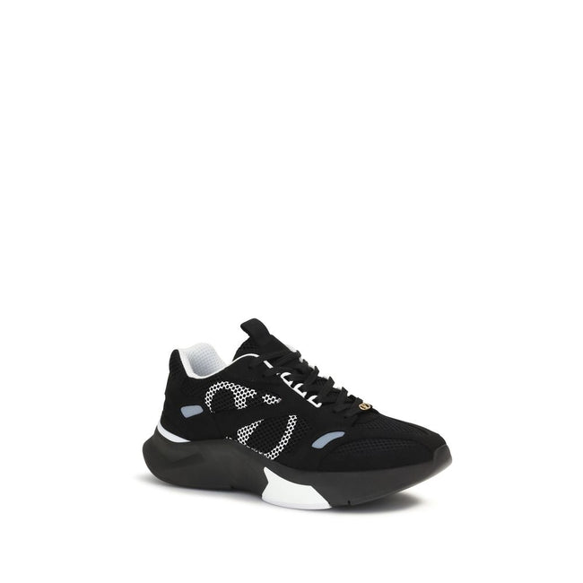 Valentino Garavani Schwarze Stoff-Sneaker