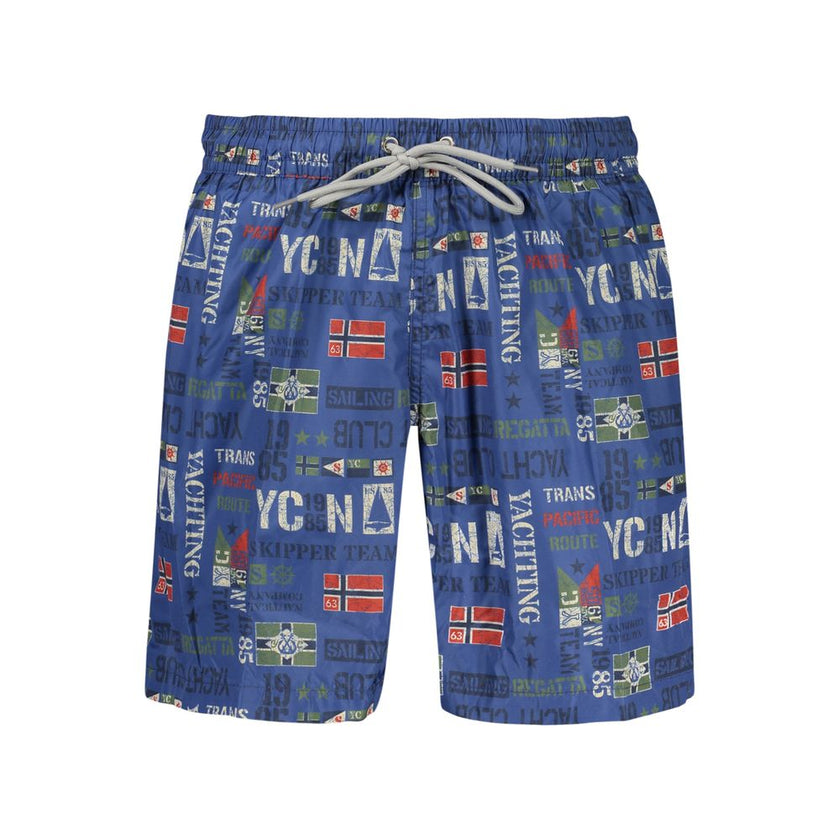 Norway 1963 Blaue Polyester-Badehose für Herren