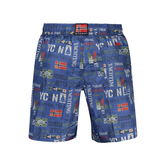 Norway 1963 Blaue Polyester-Badehose für Herren