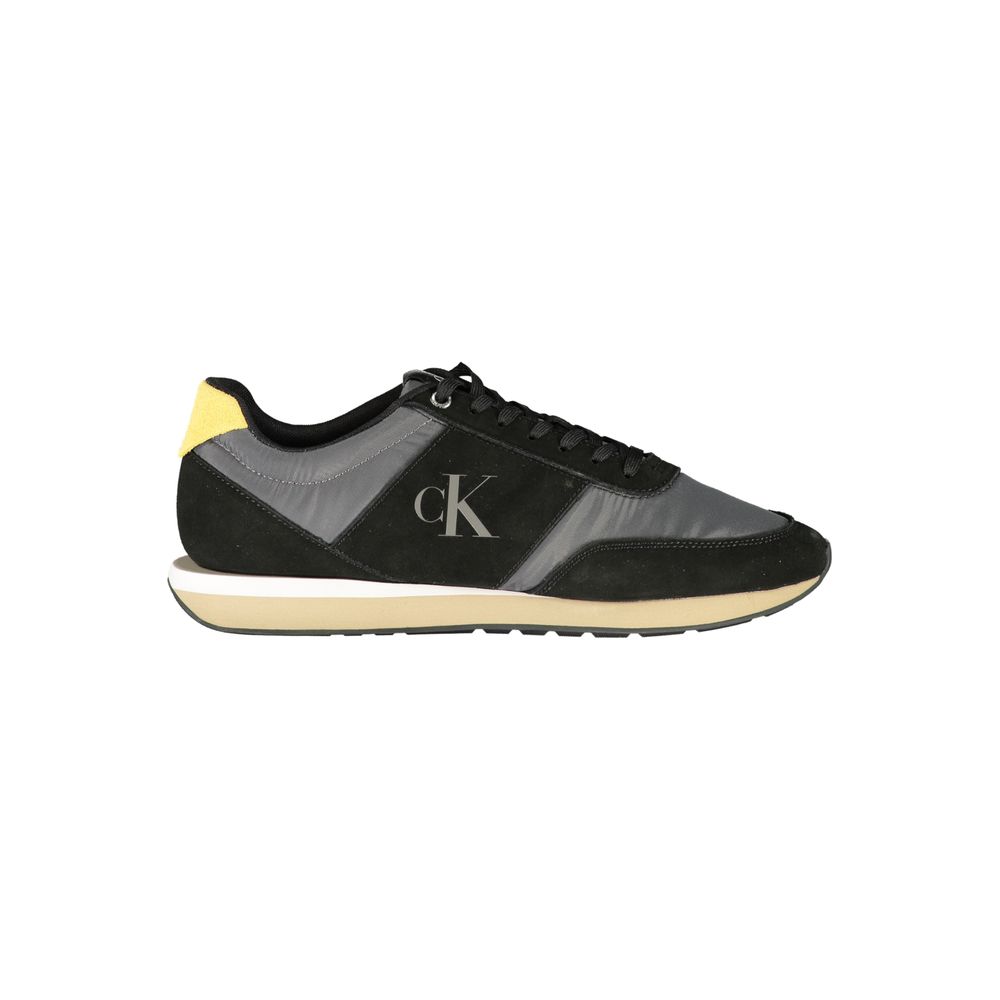 Calvin Klein Black Polyester Sneaker