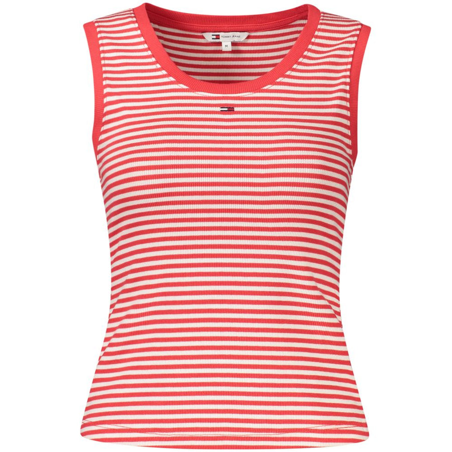 Tommy Hilfiger Women's Red Cotton Tank Top