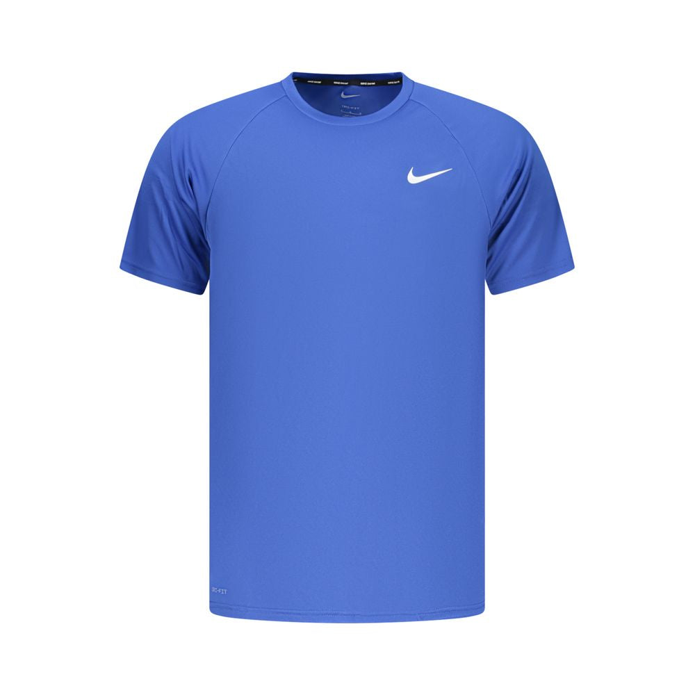 Nike Men's Blue Polyester T-Shirt
