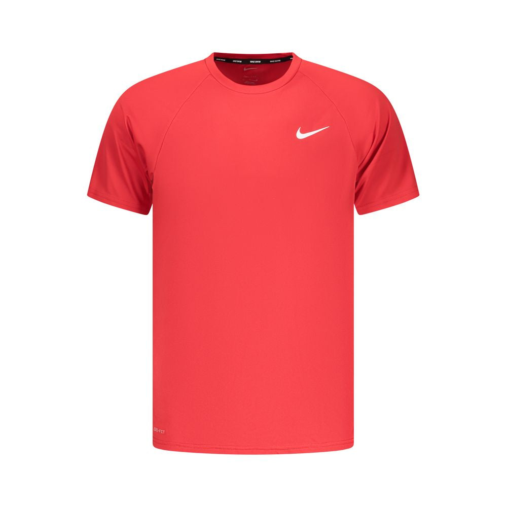 Nike Men's Red Polyester T-Shirt