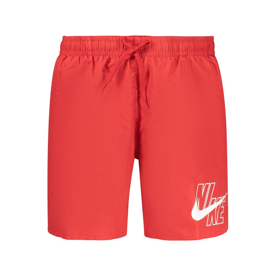 Nike Herren-Badeshorts aus rotem Polyester