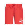 Nike Herren-Badeshorts aus rotem Polyester
