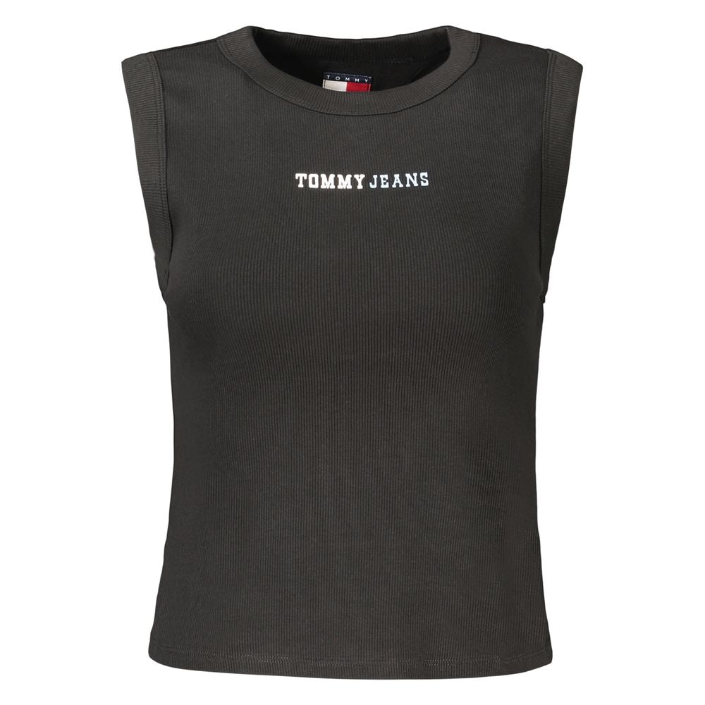 Tommy Hilfiger Schwarzes Baumwoll-Tanktop für Damen