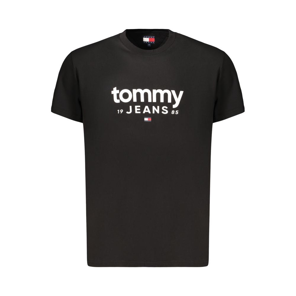 Tommy Hilfiger Men's Black Cotton T-Shirt