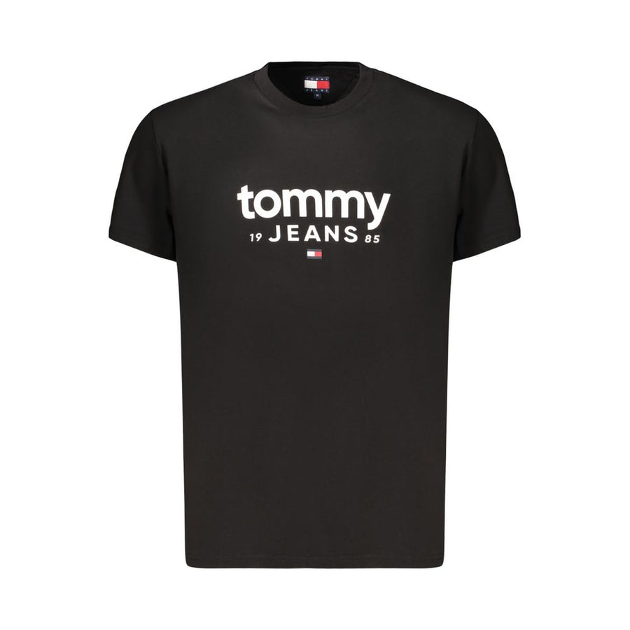 Tommy Hilfiger Men's Black Cotton T-Shirt