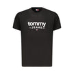 Tommy Hilfiger Schwarzes Baumwoll-T-Shirt für Herren
