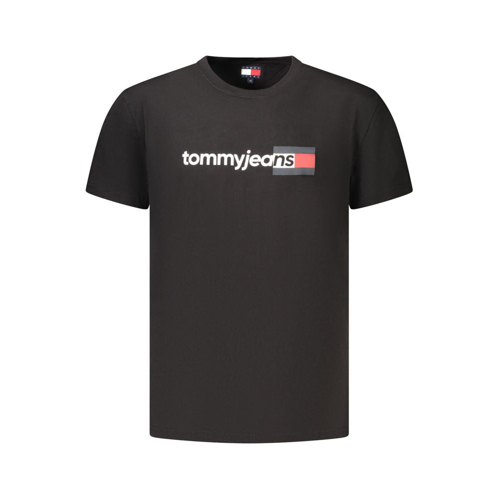 Tommy Hilfiger Men's Black Cotton T-Shirt