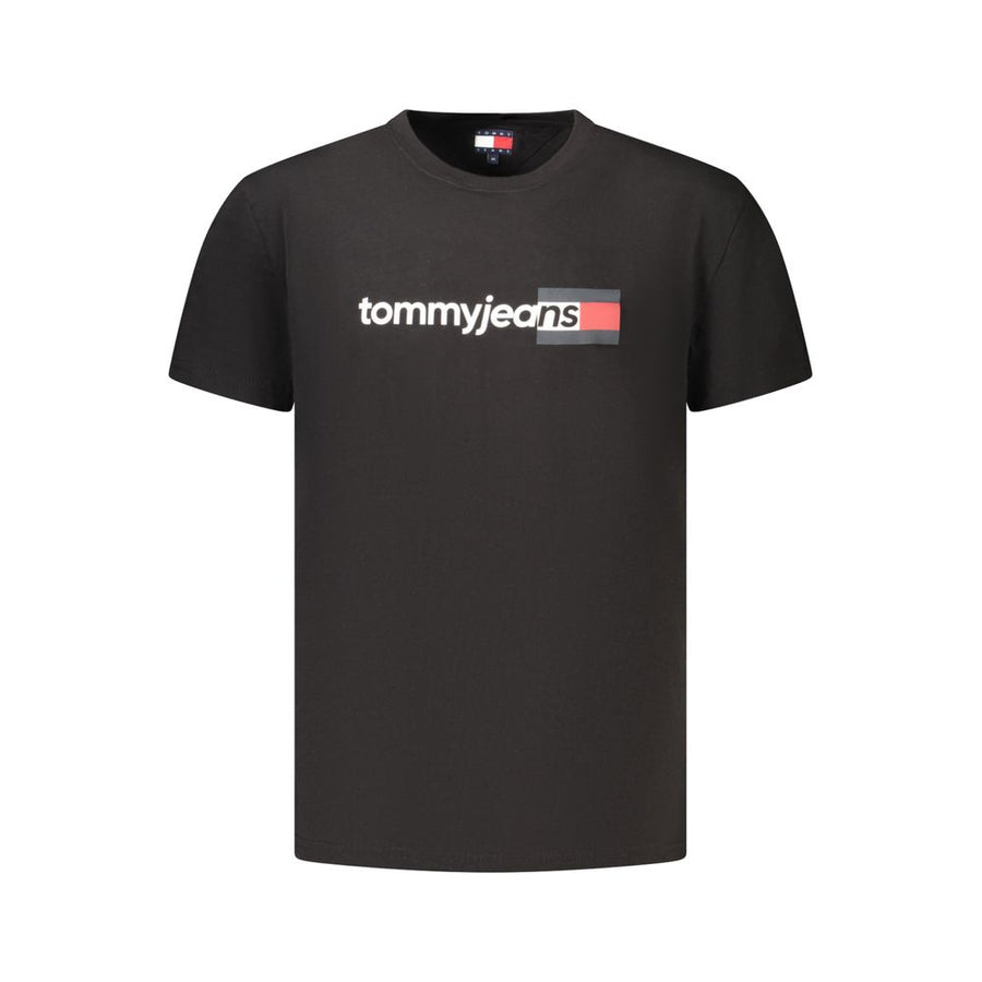 Tommy Hilfiger Men's Black Cotton T-Shirt