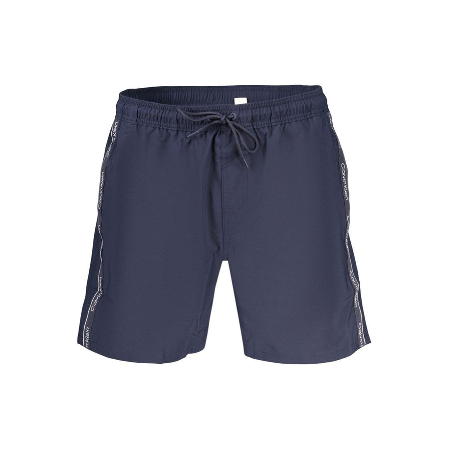 Calvin Klein Blaue Herren-Badeshorts aus Polyester
