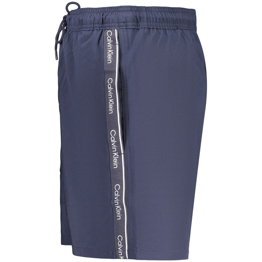 Calvin Klein Blaue Herren-Badeshorts aus Polyester