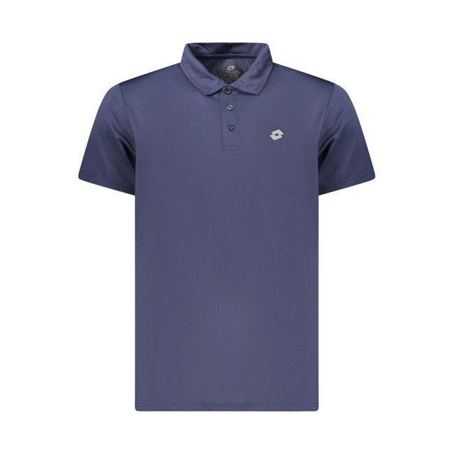 Lotto Blaues Poloshirt aus Polyester