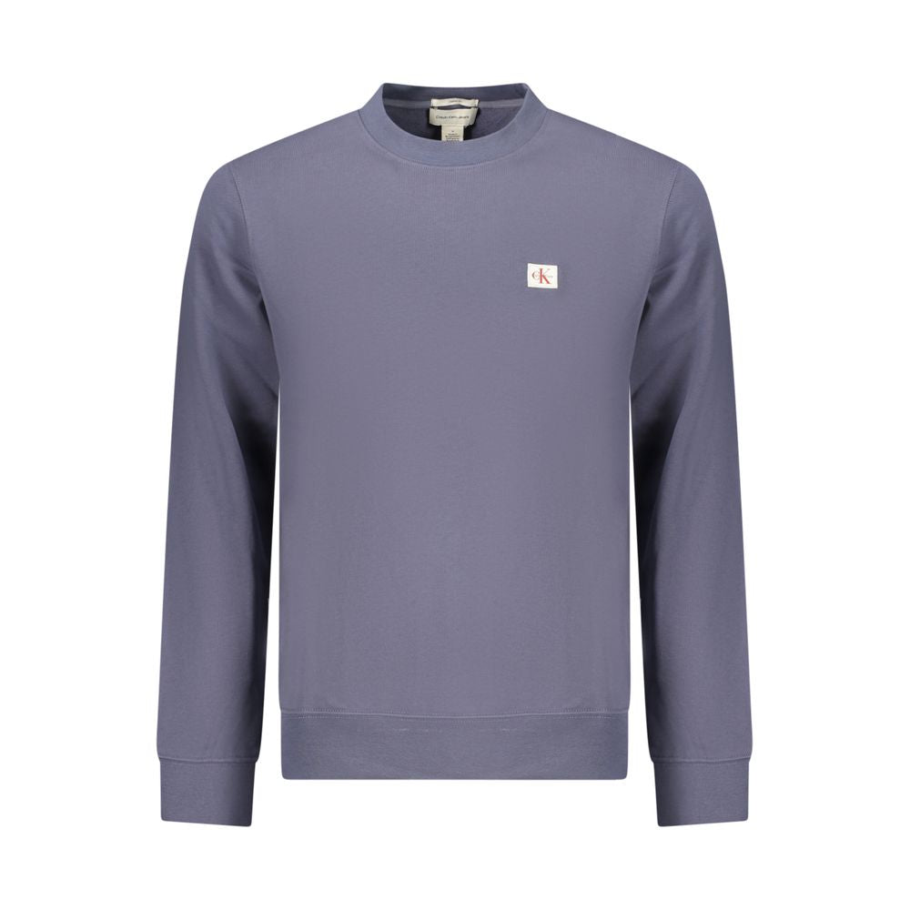 Calvin Klein Blue Cotton Sweatshirt