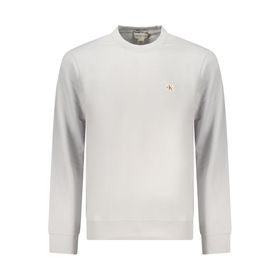 Calvin Klein Grey Cotton Pullover