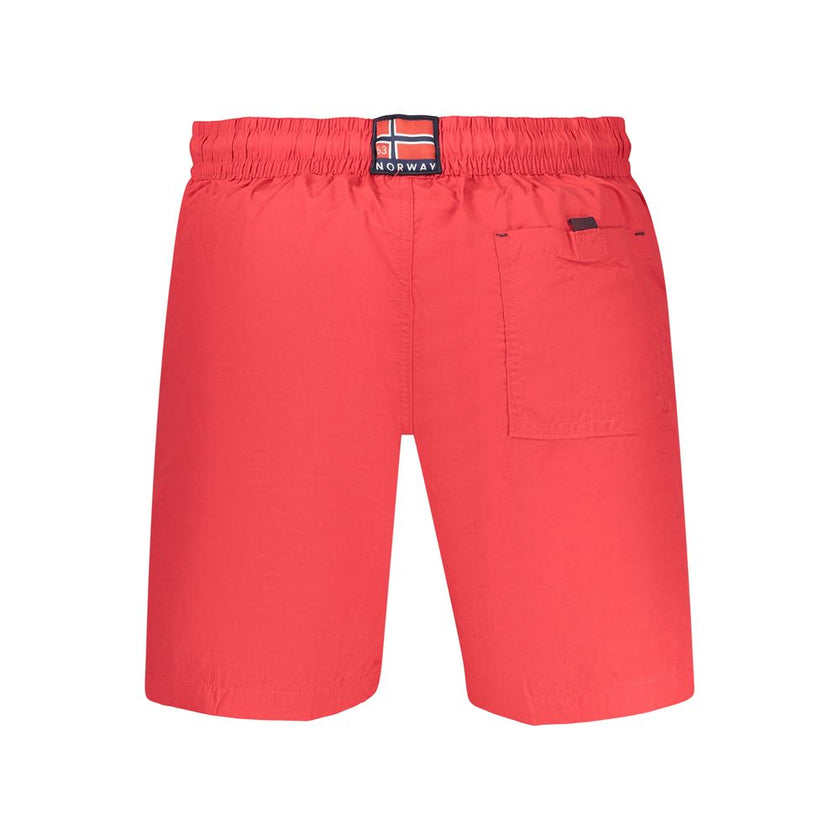 Norway 1963 Badehose aus Polyamid in Rot für Herren