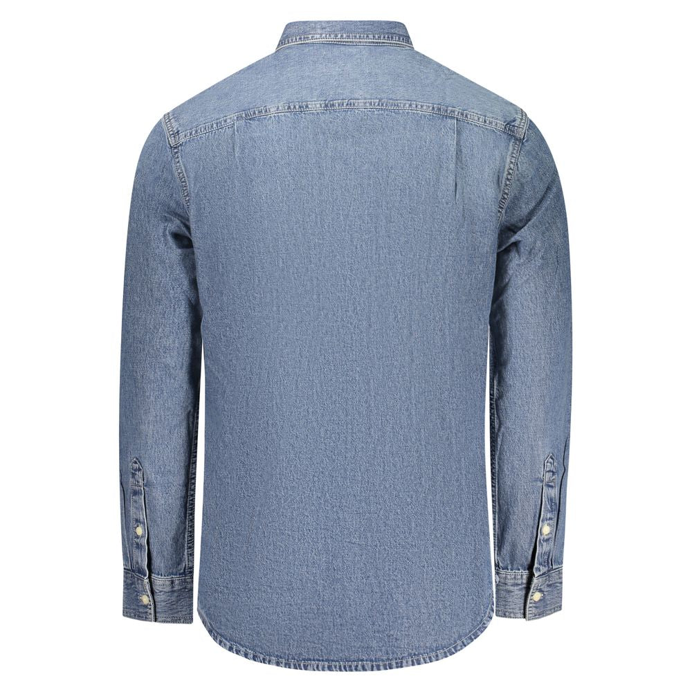 Calvin Klein Men's Blue Cotton Shirt
