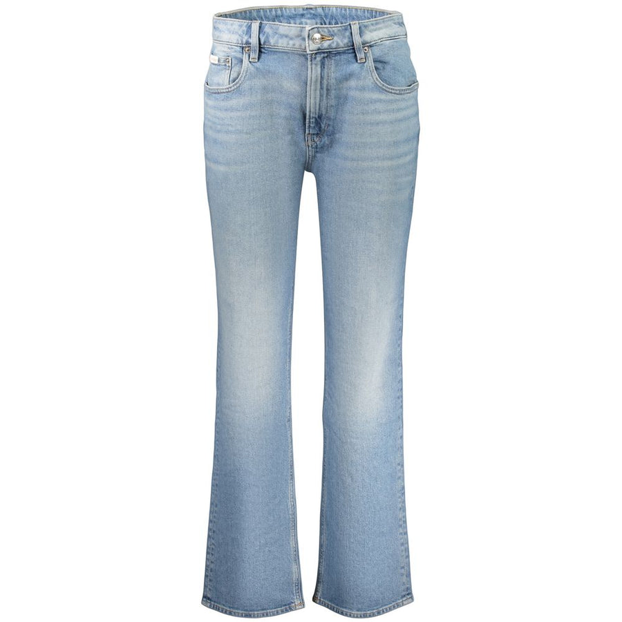 Calvin Klein Azzurro Baumwoll-Jeans für Damen