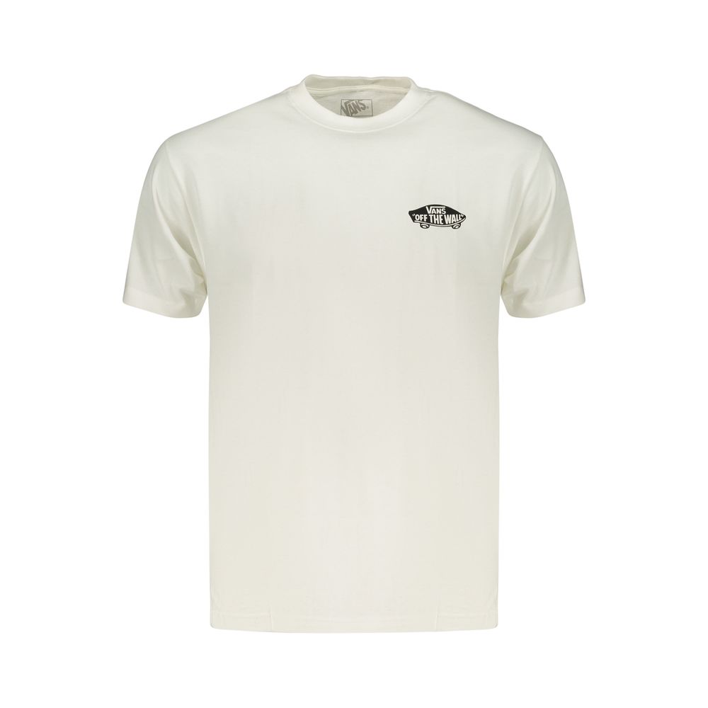 Vans Men's White Cotton T-Shirt
