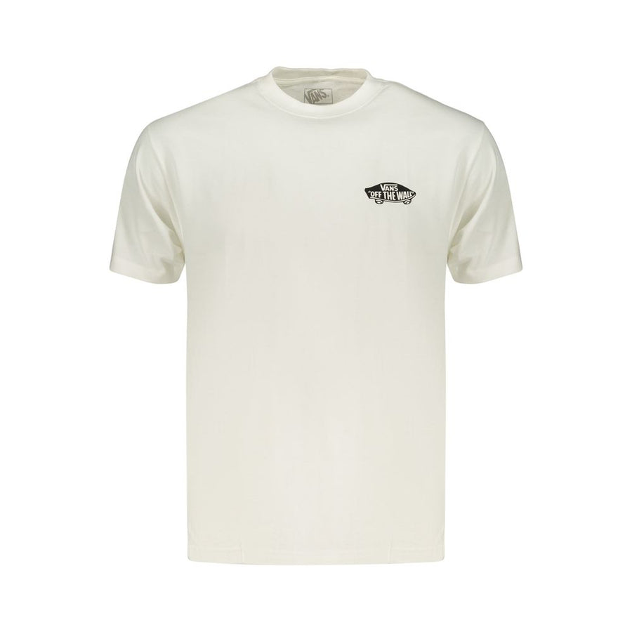 Vans Men's White Cotton T-Shirt